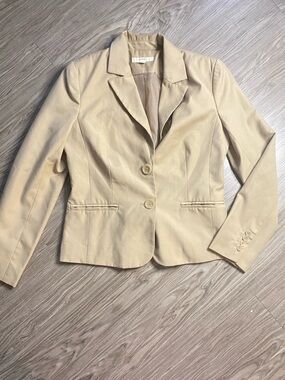Merona Beige Tailored Blazer – Classic Workwear – Size S